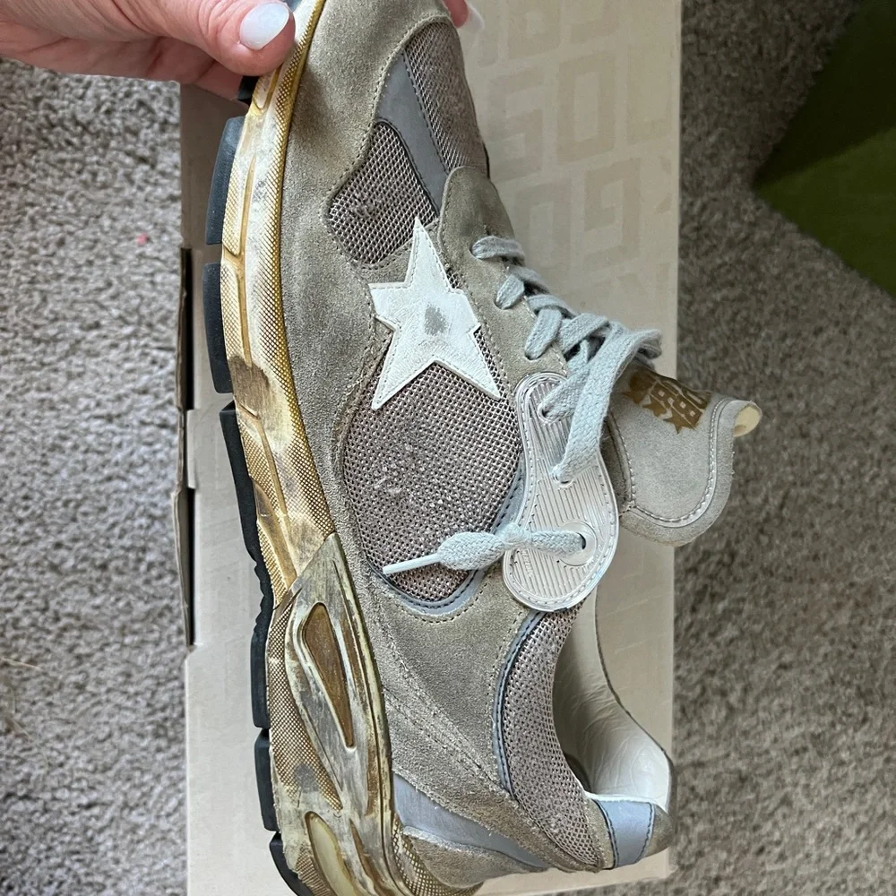 Golden Goose Running Dad Star Suede Sneakers - Picture 2 of 5